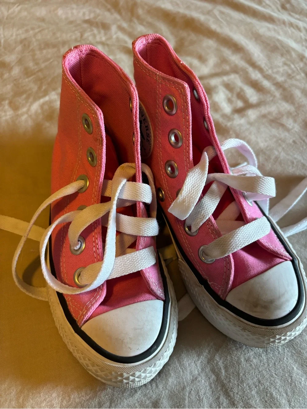 Converse Kids Pink High Top Chuck Taylor Sneaker